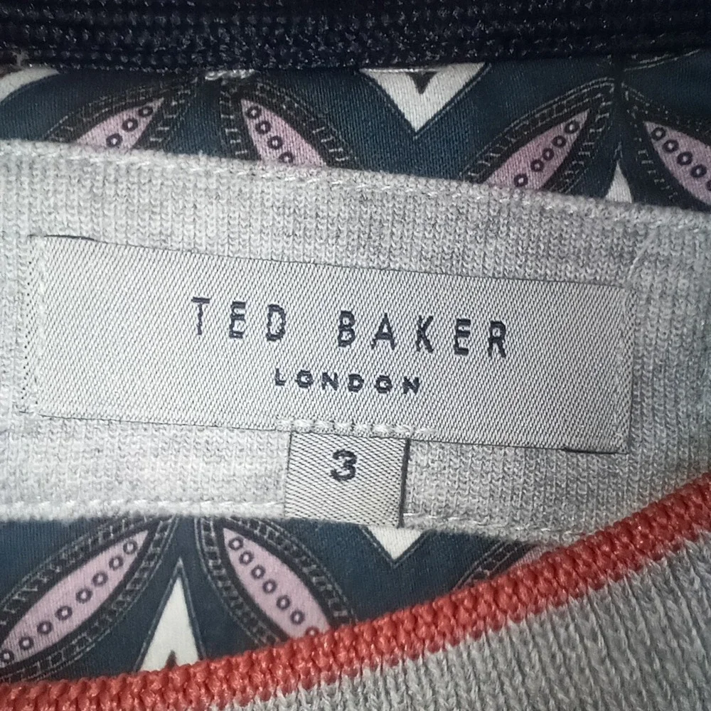 Ted Baker Knit Sweater‎ Mens Sz 3 Gray Cotton Blend Textured